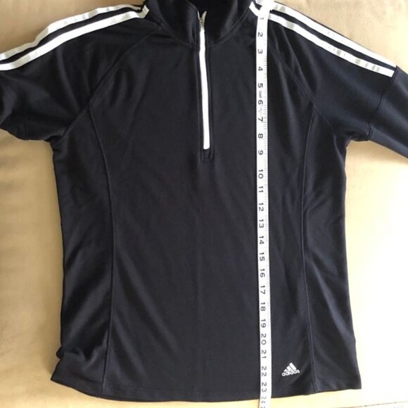 Adidas Women's  French Terry UPF-50 1/4 Zip Golf Pullover Top Size Small - Picture 9 of 10